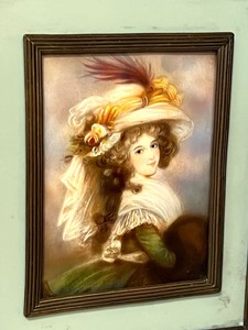 lot 20A image: Antique Miniature Hand Painted Portrait