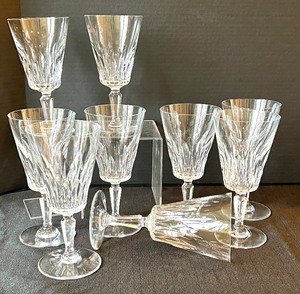 lot 39 image: Set of Nine Baccarat Goblets