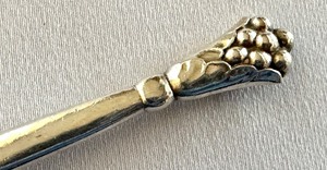 lot 23 image: Vintage Danish Sterling Sauce Spoon