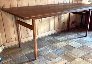 lot 12A image: Vintage Mid Century Modern Dining Table