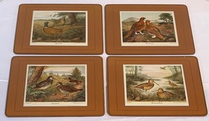 lot 433 image: 12 Pimpernel Bird Themed Placemats