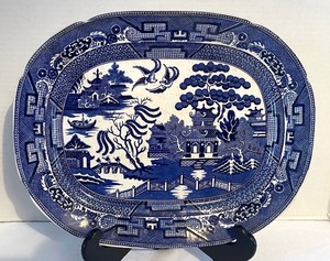lot 284 image: Blue and White Dishware by Blue Dell, Allertons, Willow and More