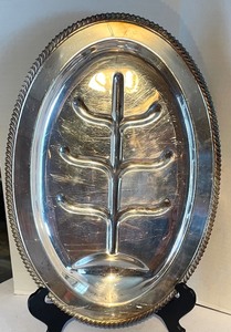 lot 295 image: Six Sensational Silver Plated Serving Trays