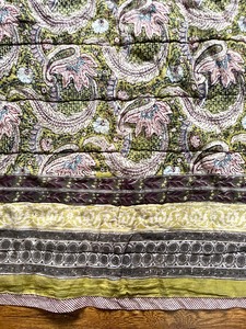 lot 293 image: Anokhi Reversible Quilt