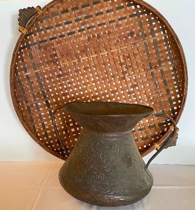 lot 145 image: Rustic Decor Pair