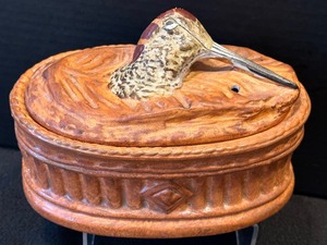 lot 186 image: Two Unique Artisan Created Pottery Pieces