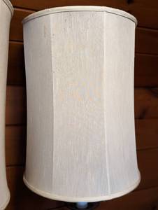 lot 215 image: Pair of Tall Brass Table Lamps