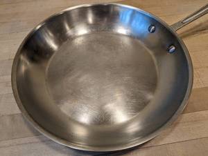 lot 265 image: All Clad 12 Stainless Steel Pan