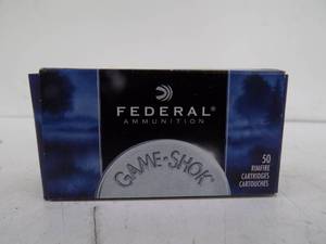lot 60 image: 50 Rounds Federal .22 Cal Long Rifle Bird Shot