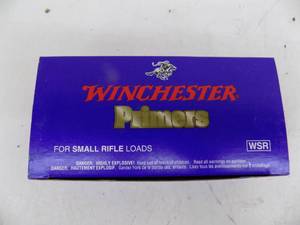 lot 85 image: 1000 ct Winchester Primers small Rifle Loads #WSR