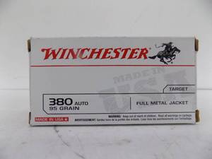 lot 2 image: 50 Rounds- Winchester 380 Auto