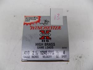 lot 13 image: 25 Rounds Winchester Super X 410