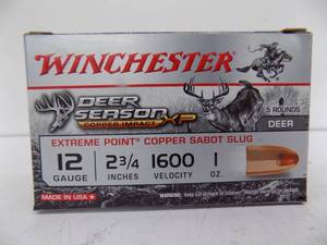lot 16 image: 5 Rounds Winchester 12 ga