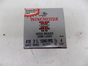 lot 23 image: 25 Rounds Winchester Super X 410