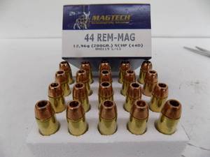 lot 31 image: 20 Rounds Magtech 44 Rem-Mag 200 gr
