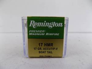 lot 52 image: 50 Rounds - Remington Magnum Rimfire 17 HWR - 17gr