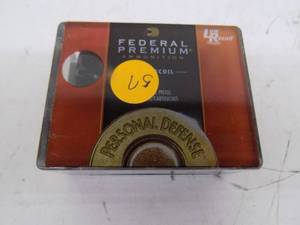 lot 57 image: 14 Rounds Federal Premium 380 Auto - 90 gr