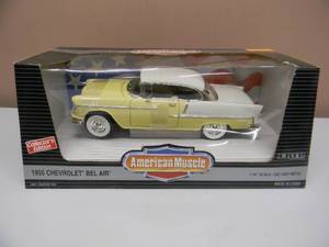 ERTL AMERICAN MUSCLE 118 SCALE COLLECTORS EDITION - 1955 CHEVROLET BEL AIR - NICE - GREAT PIECE - NEW IN BOX - SEE PICTURES