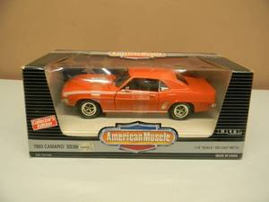 ERTL AMERICAN MUSCLE 118 SCALE COLLECTORS EDITION - 1969  CHEVY CAMARO SS 396 - NICE - GREAT PIECE - NEW IN BOX - SEE PICTURES