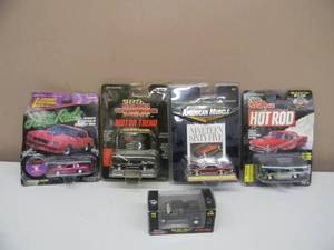 5 VARIOUS 164 SCALE HOT ROD CARS - SEE PICTURES