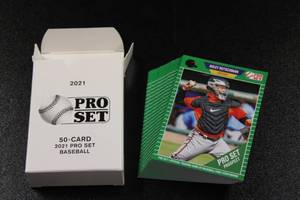 lot 15 image: 2021 Pro Set Baseball Rookie Complete Set  50 Card Set