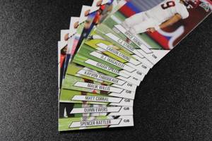 lot 16 image: 2021 Leaf Football RookieProspect Complete Set  10 Card Set