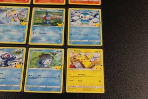 lot 17 image: 2021 Pokemon McDonald 25th Anniversary Complete Set  25 Card Set