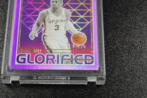 lot 42 image: 2021-22 Recon Glorified Signatures Keldon Johnson Autograph #GS-KJO 325  Only 25 Exist