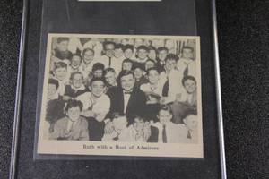 lot 45 image: 1930 Conlin Babe Ruth #23 Ruth with a Host of Admirers