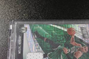 lot 48 image: 2018 Panini Black Friday Escher Squares Jayson Tatum Two Color Jersey Relic #10 1925  Only 25 Exist