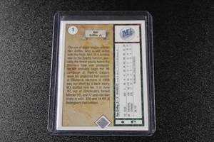 lot 64 image: 1989 Upper Deck Ken Griffey Jr #1  Sharp Corners & Centered