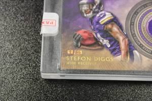 lot 82 image: 2015 Topps Valor Stefon Diggs Jersey Relic #VP-SD Rookie Card 6699  Only 99 Exist