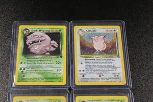 lot 143 image: Pokemon Vintage Holo Foil Lot  4 Holo Foil