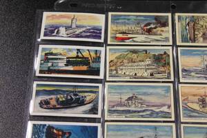 lot 148 image: Vintage Tobacco Cards - ShipsNautical  20 Tobacco Cards