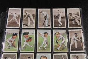 lot 150 image: Vintage Tobacco Cards - Cricket  20 Tobacco Cards