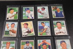 lot 154 image: 1952 Bowman Baseball Card Lot  14 Cards