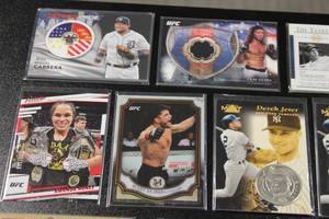 lot 156 image: Mixed Sports Relic & Serial Numbered Card Lot  10 Cards