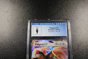 lot 106 image: 2016 Pokemon EX Evolutions Pidgeot EX #64108 CGC 9