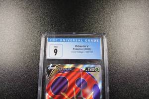 lot 107 image: 2020 Pokemon Vivid Voltage Orbeetle V #166185 CGC 9
