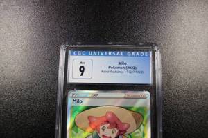 lot 108 image: 2022 Pokemon Astral Radiance Milo #TG27 CGC 9