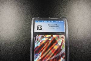 lot 111 image: 2020 Pokemon Vivid Voltage Coalossal VMAX #099185 CGC 8.5