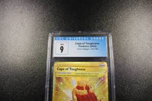 lot 112 image: 2020 Pokemon Vivid Voltage Cape of Toughness #200185 CGC 9