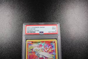 lot 119 image: 2021 Pokemon Shining Fates Reshiram #017072 PSA 9
