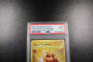 lot 120 image: 2020 Pokemon Vivid Voltage Cape of Toughness #200185 PSA 9