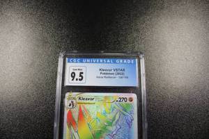 lot 124 image: 2022 Pokemon Astral Radiance Kleavor VSTAR #196189 CGC 9.5