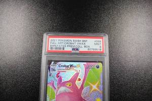lot 125 image: 2021 Pokemon Shining Fates Crobat VMAX #SWSH099 PSA 9