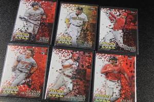 lot 199 image: 2023 Topps Series 1 Greatest Hits Insert Lot  9 Cards  Gunnar Henderson RC - Shoehei Ohtani - Aaron Judge