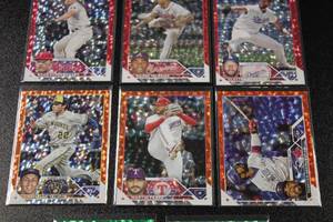 lot 202 image: 2023 Topps Series 1 Serial Numbered Foil Card Lot  8 Cards