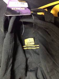 Logan Mens Size Large Black CottonPolyester Water Resistant Hooded Sweatshirt by DEWALT Customer Returns See Pictures