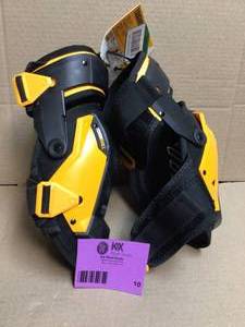 GelFit Black Thigh Support Stabilization Knee Pads with integrated thigh support by TOUGHBUILT Customer Returns See Pictures